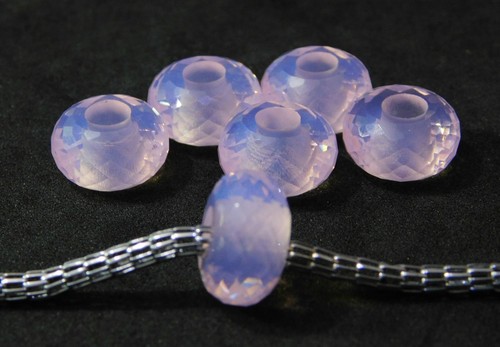 Simulated pink fire opal - pink,